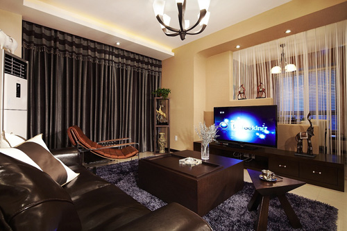 客廳電視背景墻隔斷設(shè)計(jì) 充分利用空間創(chuàng)造美