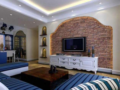 地中海背景墻裝飾 突顯個性、品味