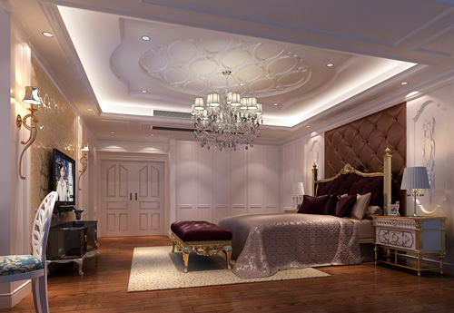 歐式背景墻 為你打造極具層次感的臥室環(huán)境