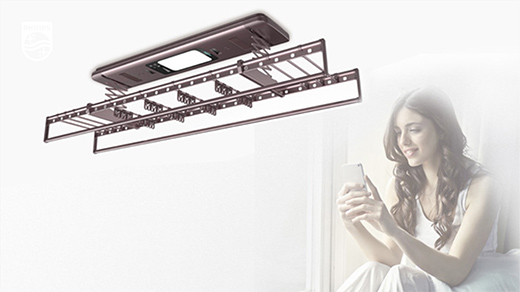 飛利浦智能晾衣架，打造家的舒適圈