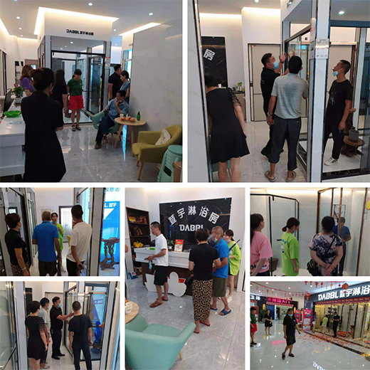 火爆!登宇淋浴房“富陽新登家居建材周年慶聯(lián)盟大促”爆單~~