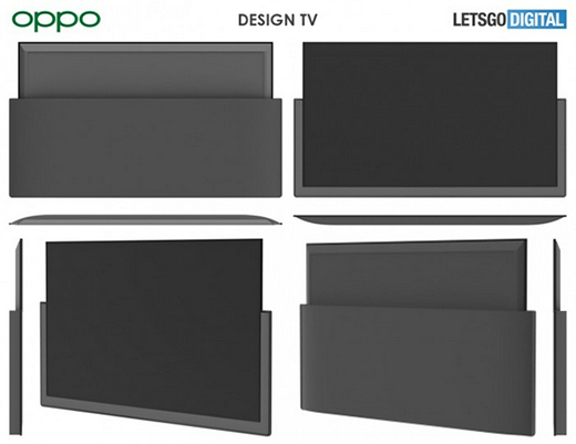 OPPO升降屏智能電視新設(shè)計(jì)專(zhuān)利曝光