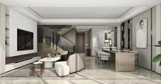 輕奢風(fēng)格×蒙娜麗莎瓷磚，營造恰到好處的高級感