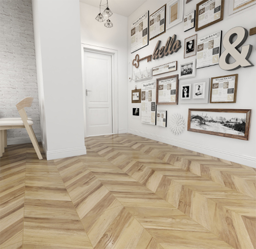 玄關(guān)鋪上世友地板，開(kāi)門即驚艷!