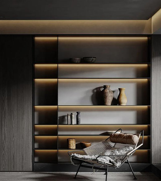 觸感清晰的木紋詮釋靜謐質(zhì)感丨翰諾威全屋定制