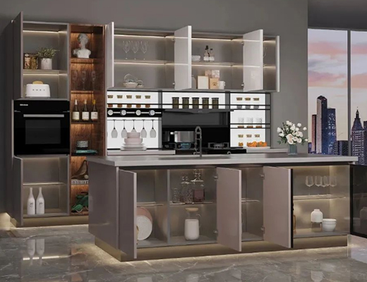 不銹鋼櫥柜，優(yōu)雅意式，演繹質(zhì)感美學(xué)