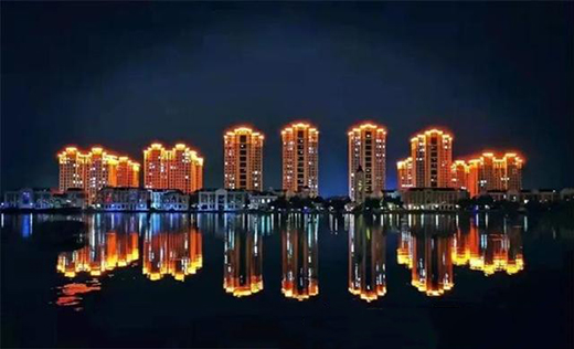 東營經(jīng)濟(jì)技術(shù)開發(fā)區(qū)提升城市亮化 繪就“城市夜景美圖”