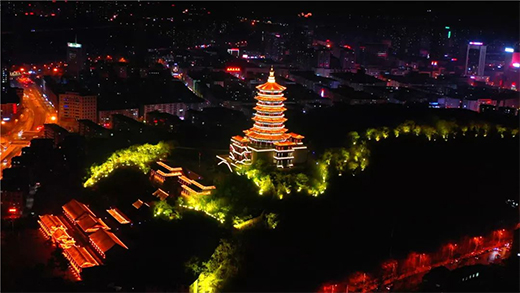 扮靚城市夜景　“點(diǎn)亮”城市文明——亮化照明水平的不斷提升讓城市“越夜越美”