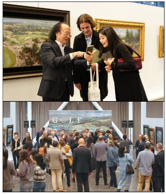 張少俠《高爾夫球場(chǎng)風(fēng)景》油畫展歐洲巡展取得圓滿成功